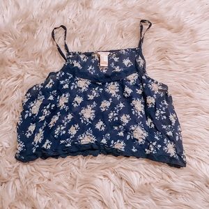 Floral crop top forever21